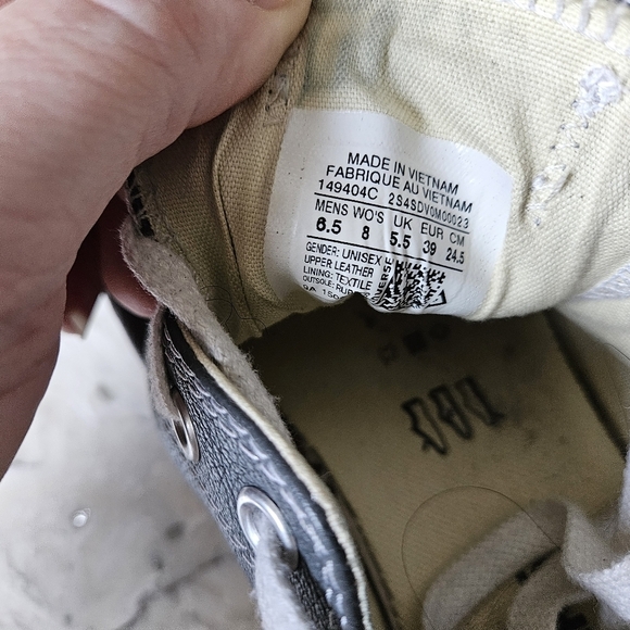 Converse Chuck Taylor All  Star Leather - Grey - Picture 8 of 8